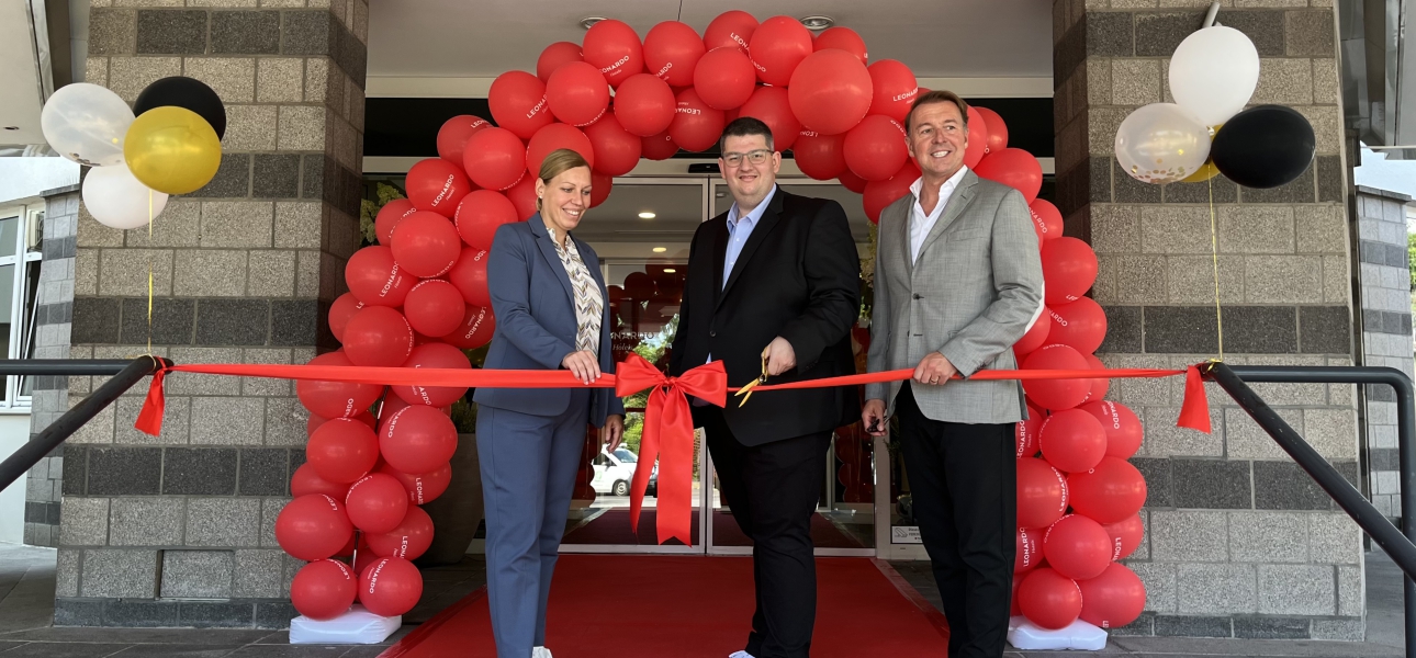 v.l.n.r.: Viola Krome, Multi Property Manager Region Frankfurt, David Wilhelm, Operations Manager Leonardo Mainz und Jan Heringa, Vice President Development und Project Management Leonardo Hotels Central Europe ©Leonardo Hotels Central Europe